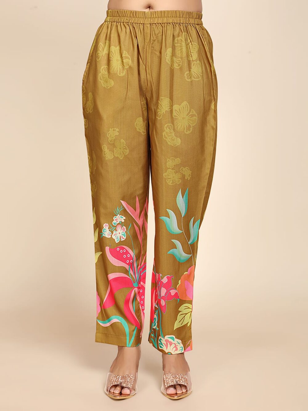 Olive Bloom Co-ord Set - Image 3
