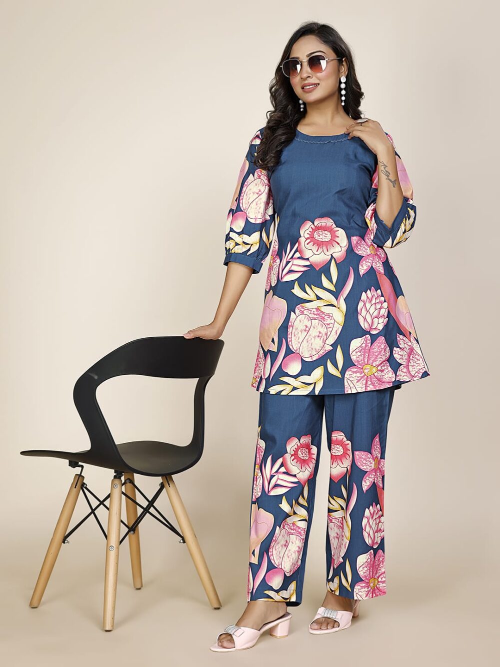 Midnight Bloom Co-ord Set - Image 4