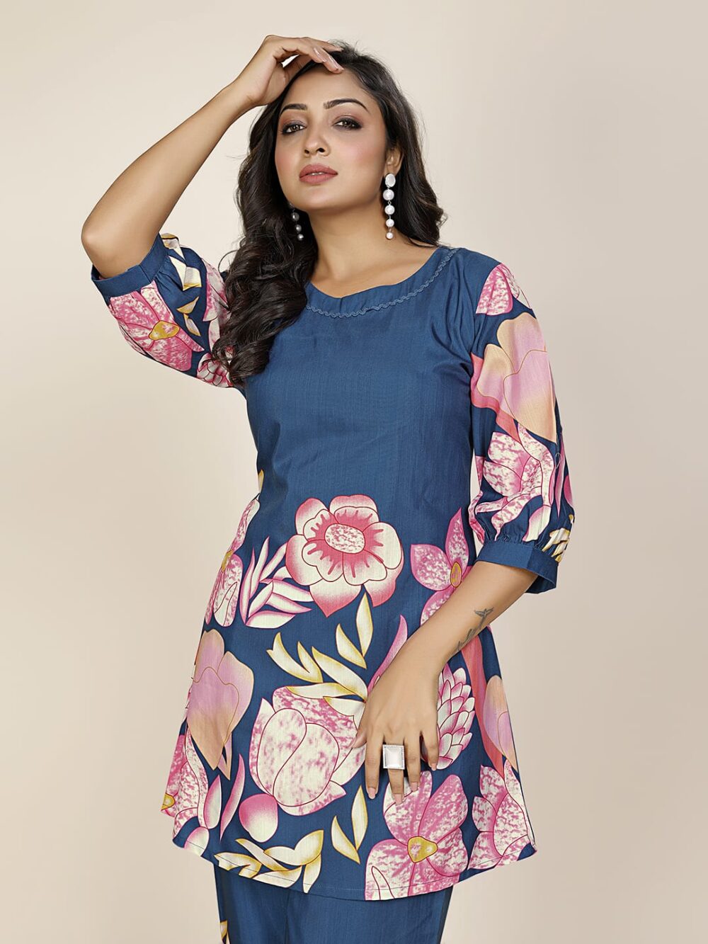 Midnight Bloom Co-ord Set